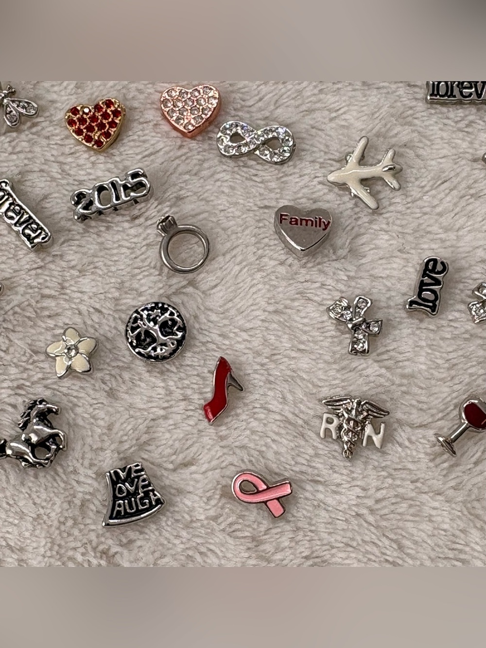 South Hill Designs Floating Locket Charm Lot of 27 Various Styles Charms Only - Picture 5 of 9